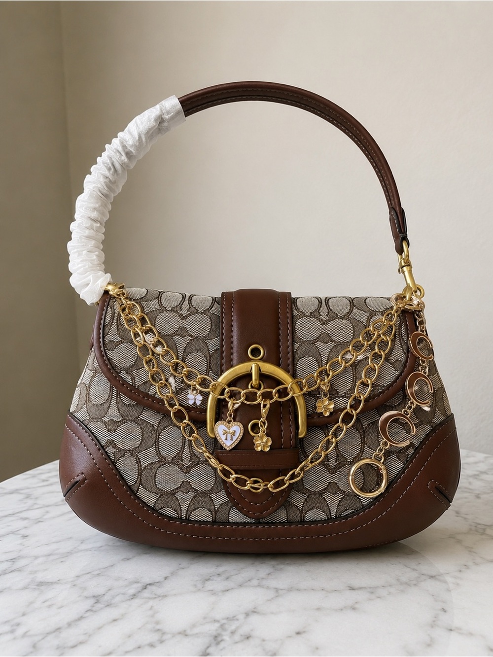 🤎 Elegant Coach Soho 25 Bag 🤎 Coach Brown Signature Canvas new with tag.
